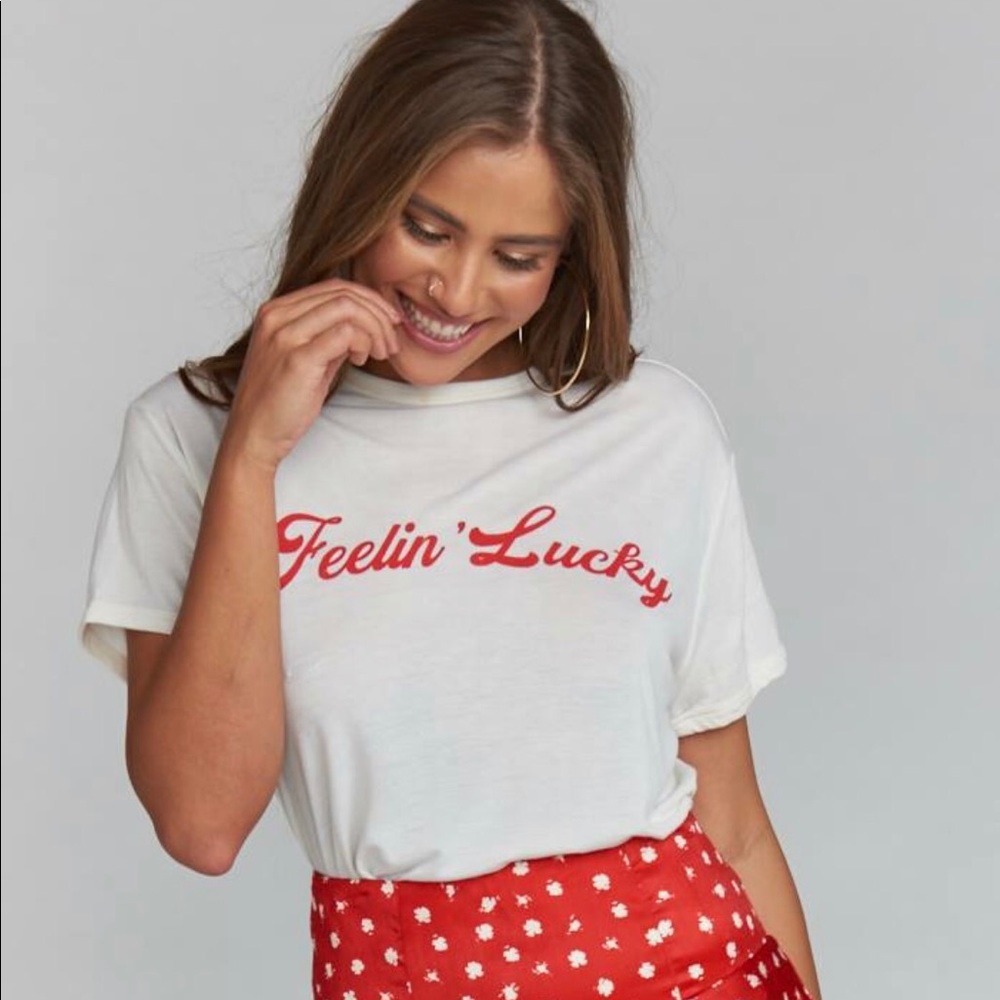 Show Me Your Mumu Sand Lot Feelin Lucky Tee